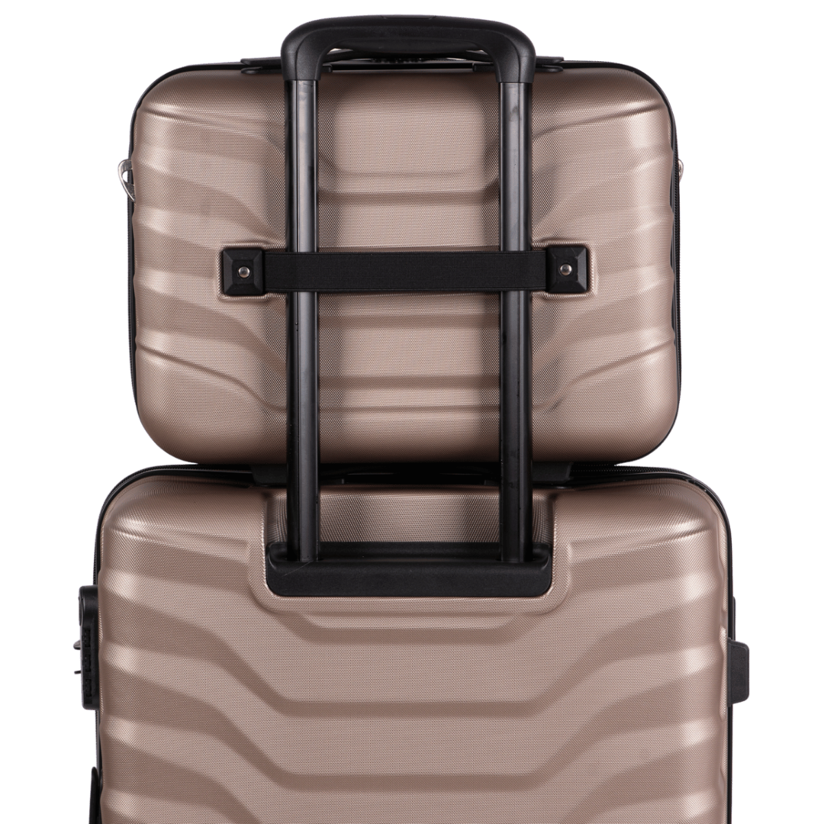 Kufăr cosmetic de călătorie Wings auriu