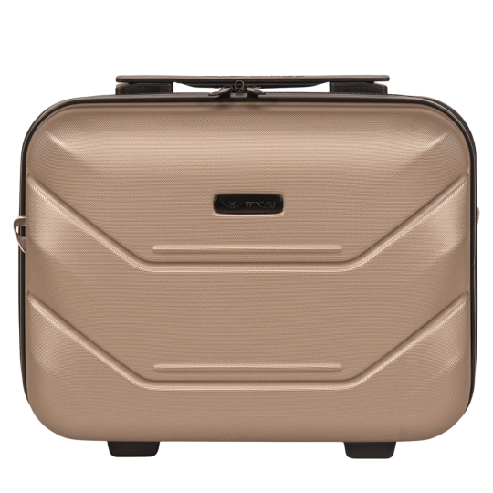 Kufăr cosmetic de călătorie Wings auriu