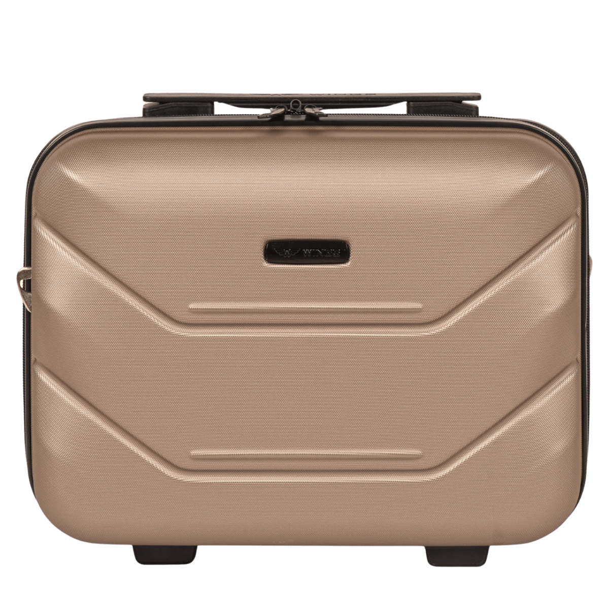 Kufăr cosmetic de călătorie Wings auriu