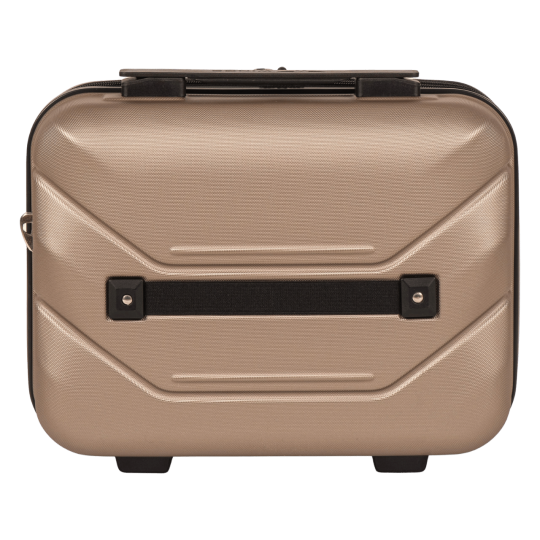 Kufăr cosmetic de călătorie Wings auriu