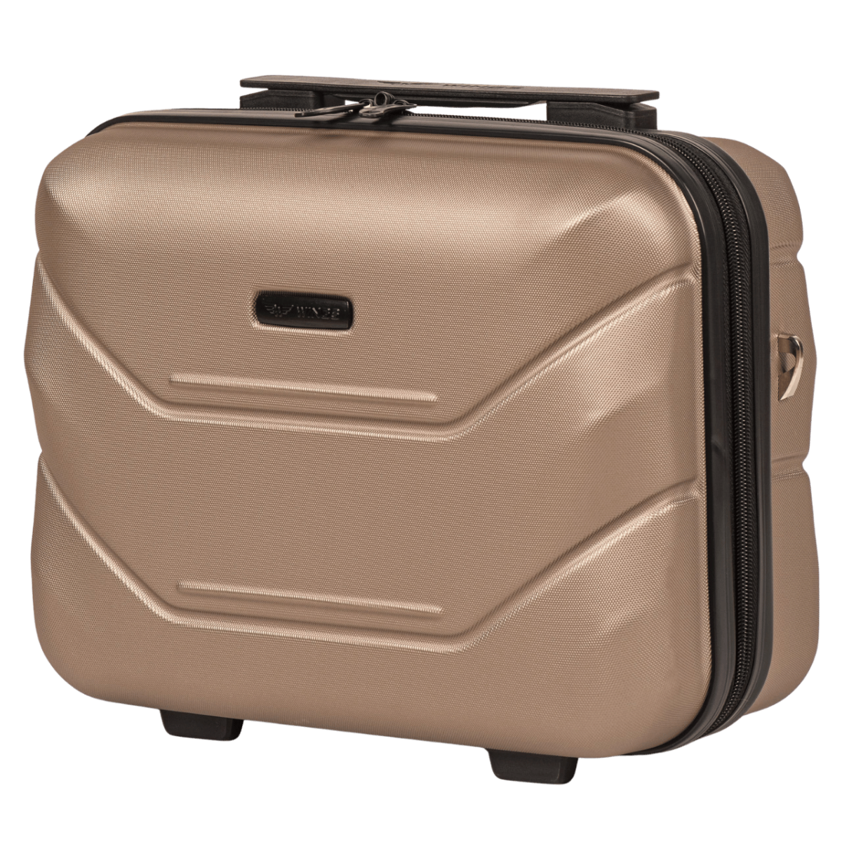 Kufăr cosmetic de călătorie Wings auriu