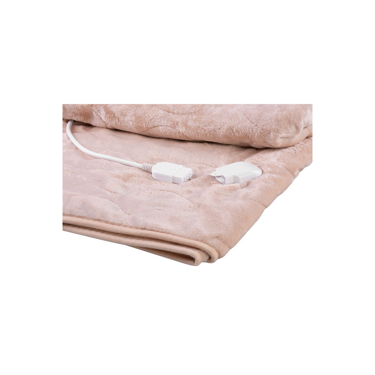 Pătura termică din flanel de culoare bej 180x130cm