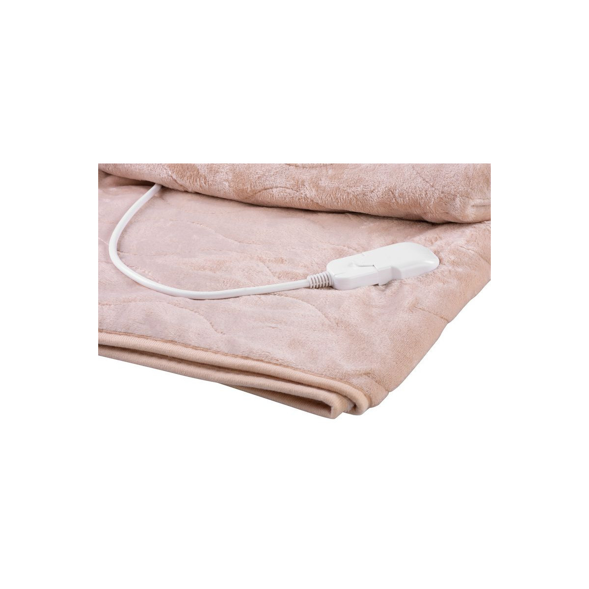 Pătura termică din flanel de culoare bej 180x130cm