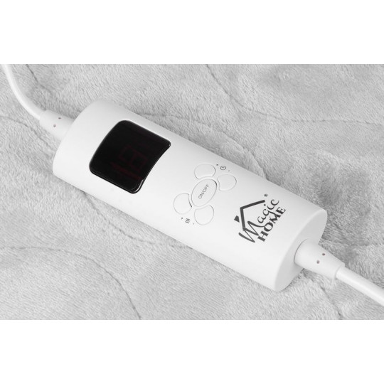 Pătură de flanel gri termică, 180x130cm