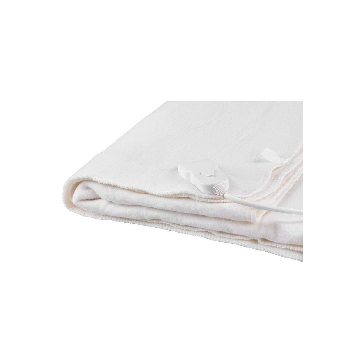 Pătură termică pentru pat 2 în 1, pătură albă, 80x150 cm