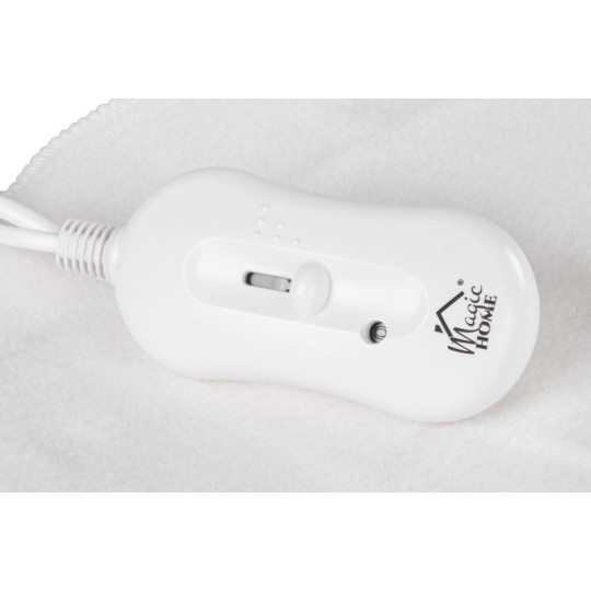 Pătură termică pentru pat 2 în 1, pătură albă, 80x150 cm