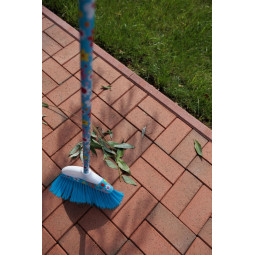 Mop plastic vesel, tijă 120 cm, 32 cm