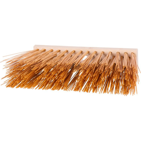 Mătura industrială maro Geco, 240 mm cu mâner de 1200 mm