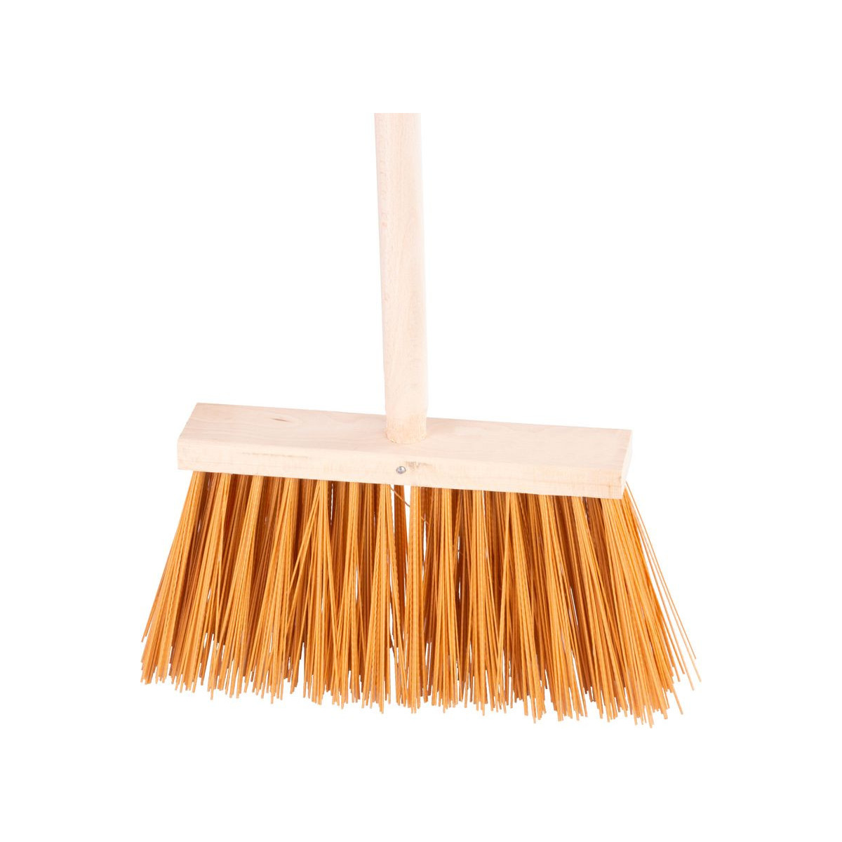 Mătura industrială maro Geco, 240 mm cu mâner de 1200 mm