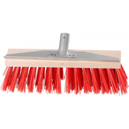 Mop pentru drumuri cu racletă metalică și mâner, 300mm