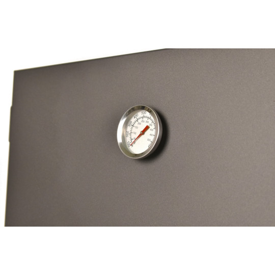 Dublă cameră cuptor metalic pentru afumare