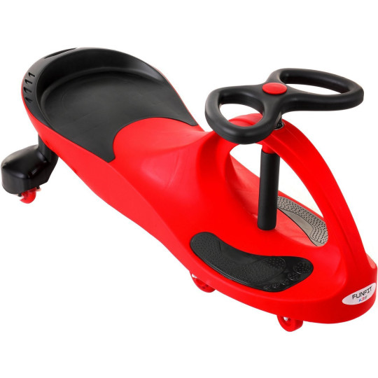 Masină de jucărie cu roți LED într-o culoare roșie