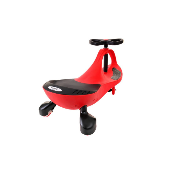 Masină de jucărie cu roți LED într-o culoare roșie