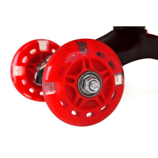 Masină de jucărie cu roți LED într-o culoare roșie