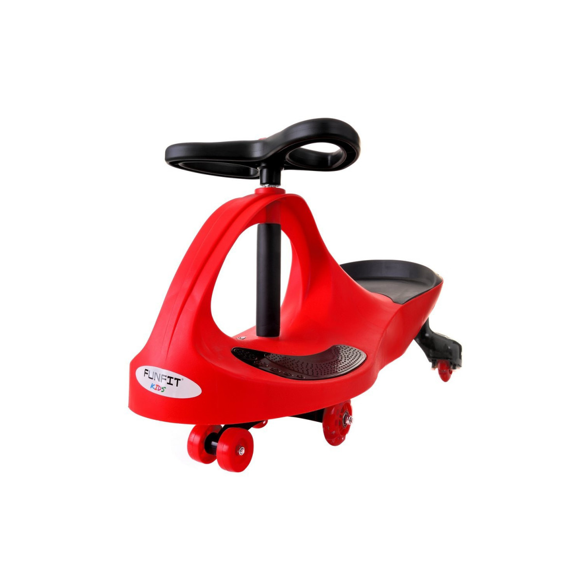 Masină de jucărie cu roți LED într-o culoare roșie