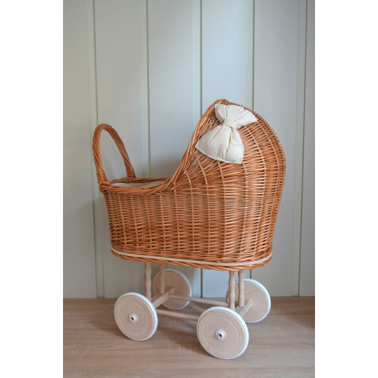 Jucărie unică pentru copii cărucior de culoare marron