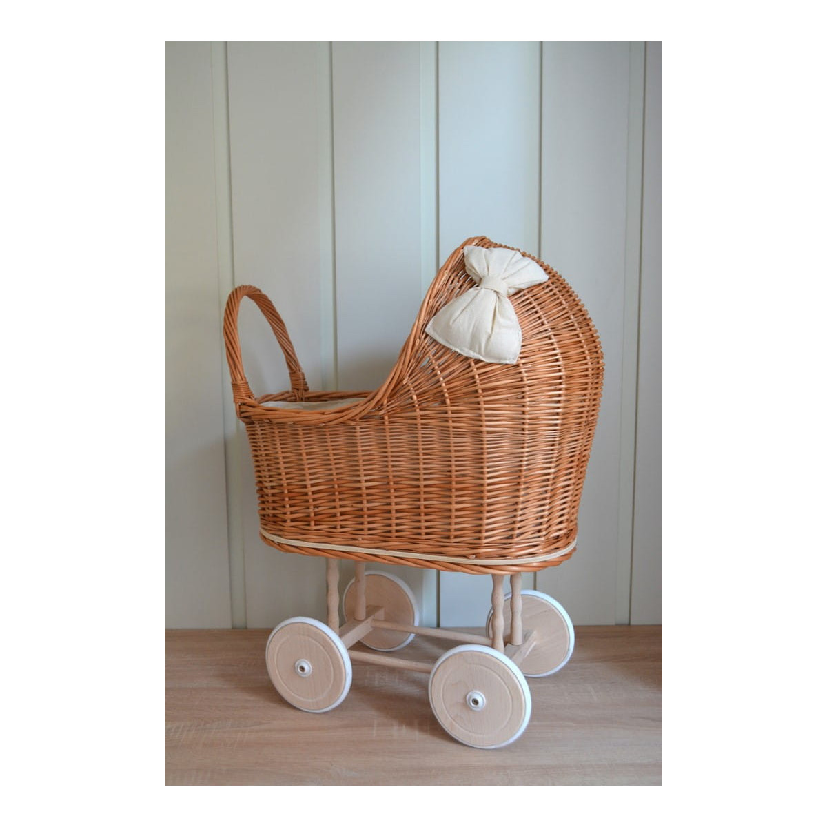 Jucărie unică pentru copii cărucior de culoare marron