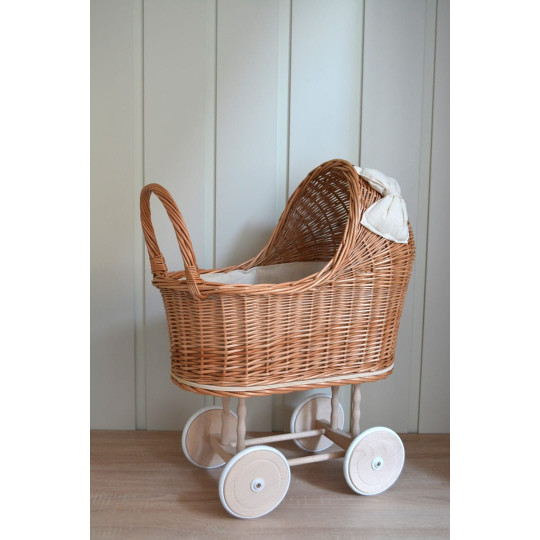 Jucărie unică pentru copii cărucior de culoare marron