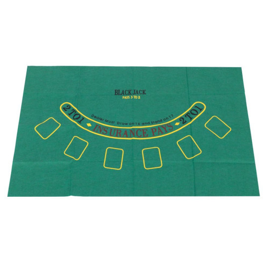 Set de Blackjack Poker 300 jetónuri, 2 pachete de cărți într-o cutie cu lacăt.