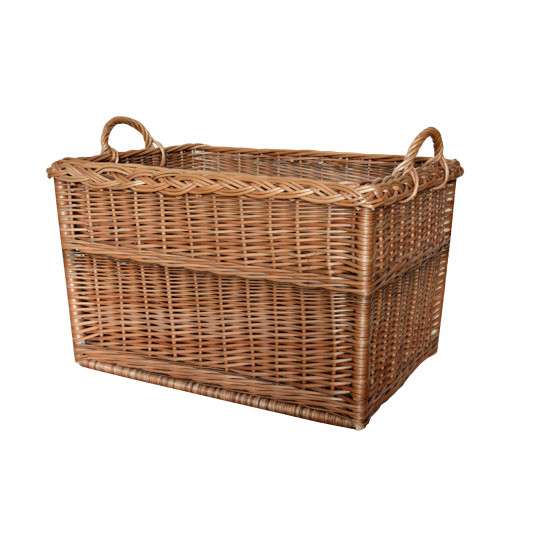 Cilindru de calitate din nuiele pentru lemne de foc, 55x40x40 cm