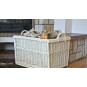 copia de Coșuri albe pentru lemne, 55x40x40 cm