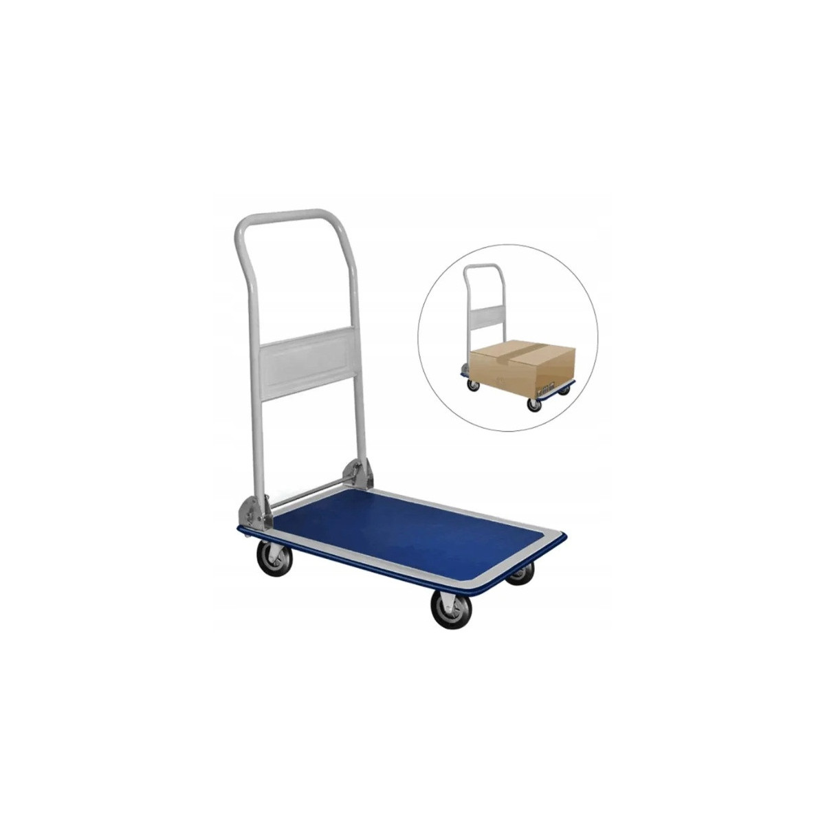 Skladací transportový vozík do skladu