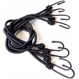 Bungee cord cu cârlige, 50 cm - 4 bucăți