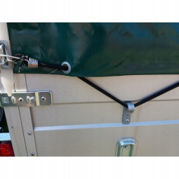 Bungee cord cu cârlige, 50 cm - 4 bucăți