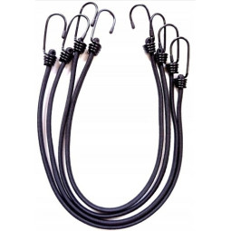 Bungee cord cu cârlige, 50 cm - 4 bucăți