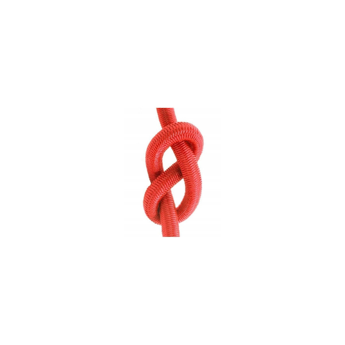Elastické lano v červenej farbe, 6mm, 150m