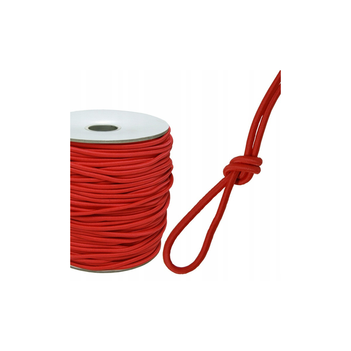 Frânghie de strângere de calitate, culoare roșie, 8 mm, 100 metri