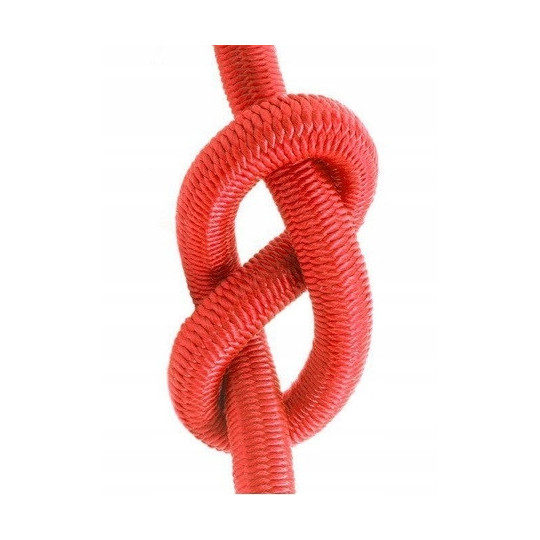 Frânghie de strângere de calitate, culoare roșie, 8 mm, 100 metri