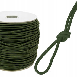 Elastic band verde, 10 mm, 100m