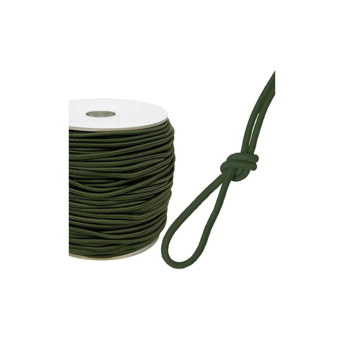 Elastic band verde, 10 mm, 100m