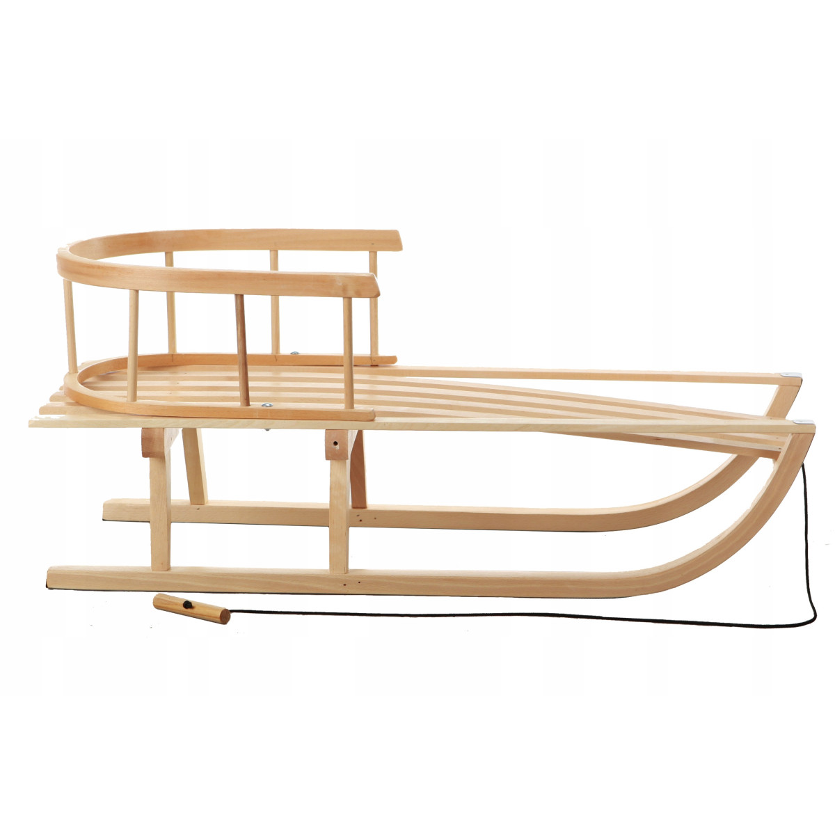 Sani din lemn de calitate, tradiționale, cu spătar pentru copii