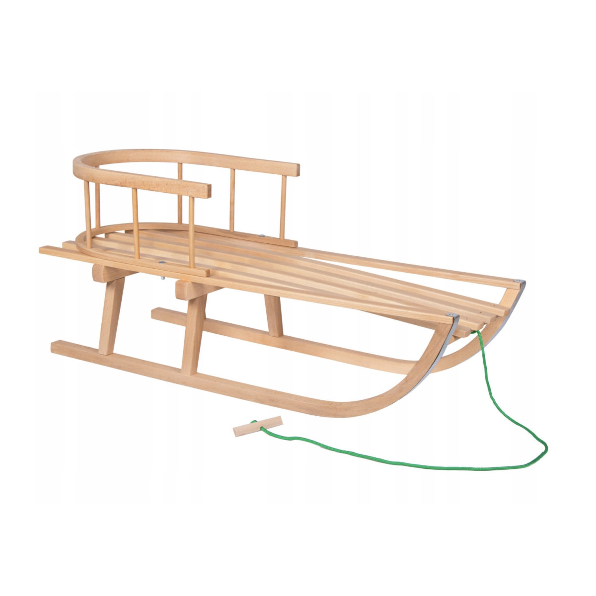 Sani din lemn de calitate, tradiționale, cu spătar pentru copii