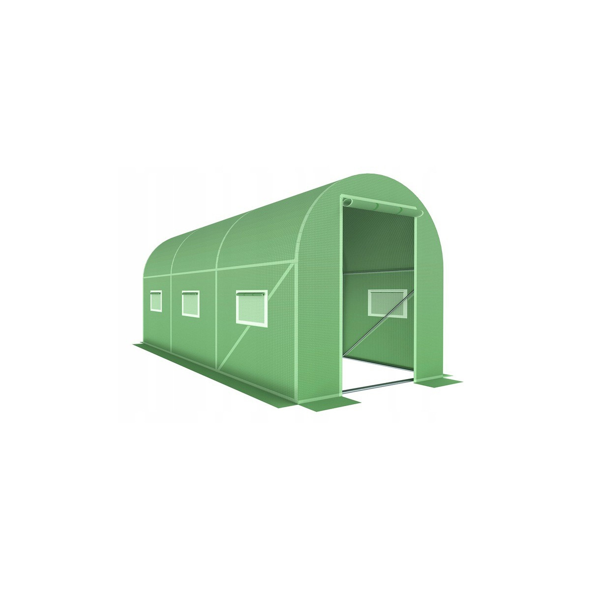 Folie de grădină de calitate cu o structură de 2,5 m x 4 m