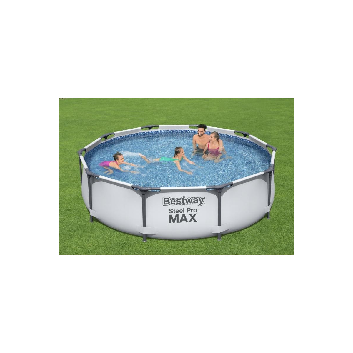 Kvalitní piscină de grădină cu accesorii 305x76 cm