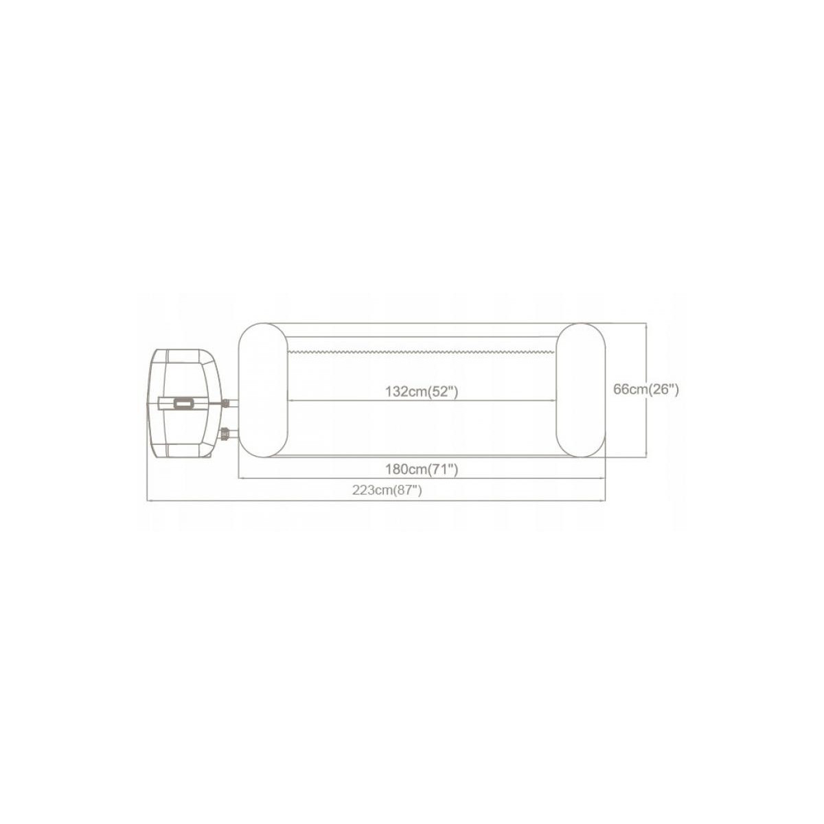 Cada jacuzzi gonflabilă pentru 2-4 persoane 180x66 cm