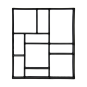 Formă pentru paviment din beton 43x42,5x4