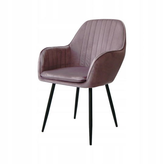 Scaun de living QUEEN în culoarea roz.