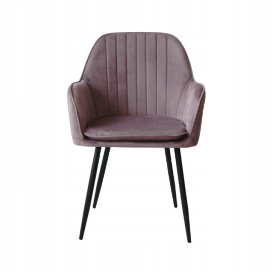 Scaun de living QUEEN în culoarea roz.