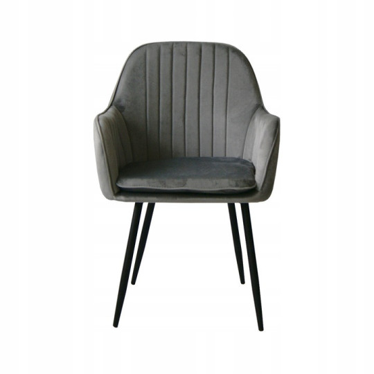 QUEEN scaun pentru living în culoarea gri deschis