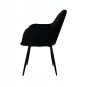 Scaune pentru dining de culoare neagră QUEEN