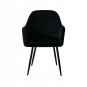 Scaune pentru dining de culoare neagră QUEEN