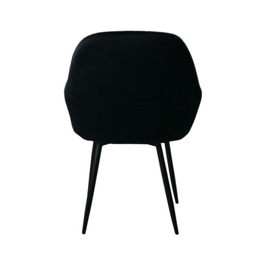 Scaune pentru dining de culoare neagră QUEEN