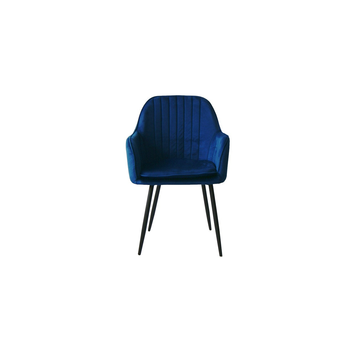 Scaune velur în culoare albastră pentru dining