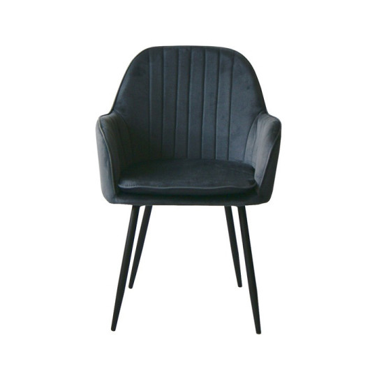 Scaune gri închis pentru bucătărie QUEEN