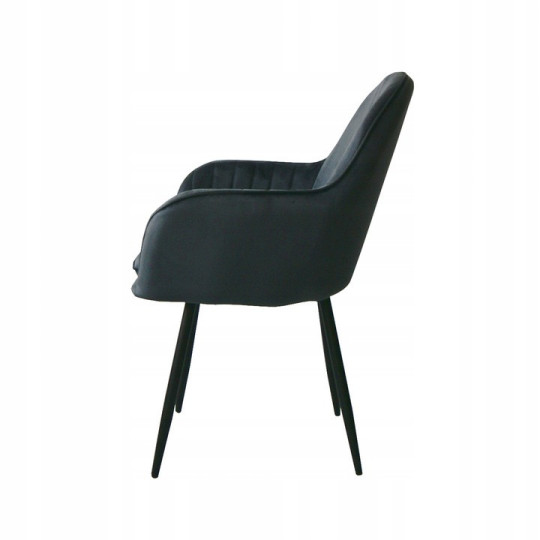 Scaune gri închis pentru bucătărie QUEEN