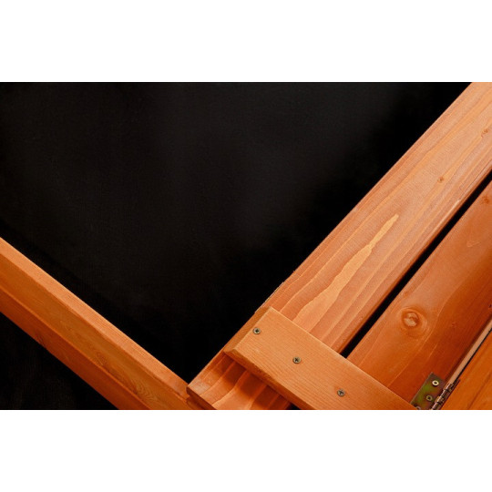 XXL nisipire 150 cm cu acoperiș și bănci